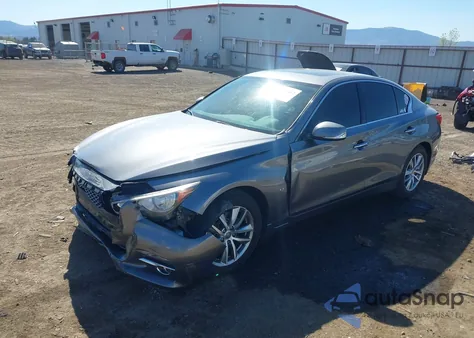 2015 Infiniti Q50 z USA, uszkodzony, nr VIN JN1BV7AR1FM412559